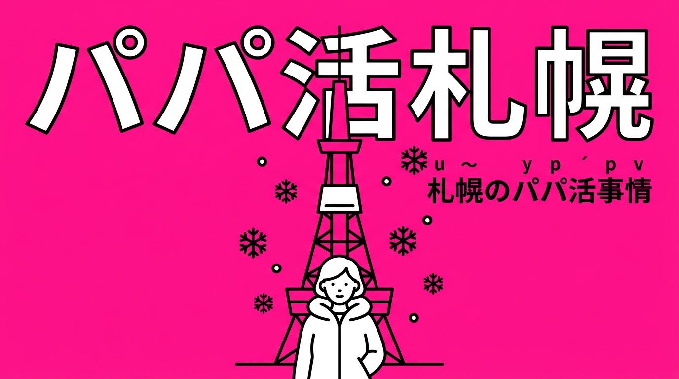 札幌のパパ活事情。すすきの・大通・札幌駅エリア別の相場と、冬の立ち回り術