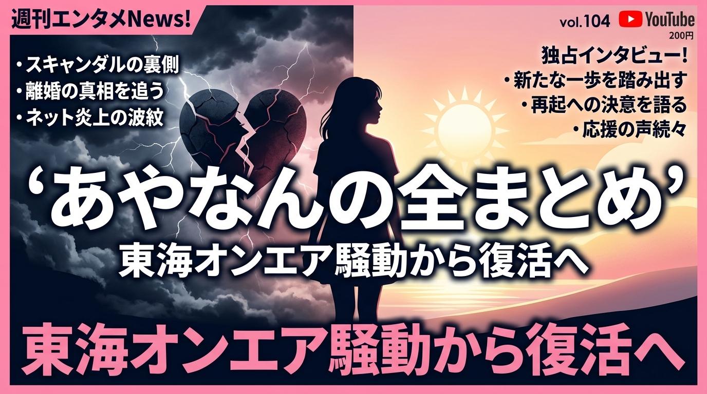 あやなんの全まとめ。東海オンエア騒動、セカンドパートナー、離婚、4000万円賠償、そして復活へ