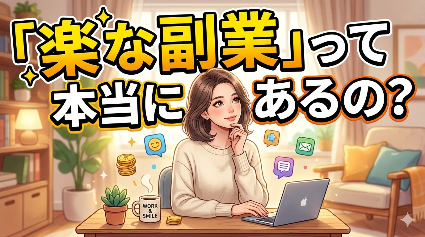 「楽な副業」って本当にあるの？ 在宅でできる副業を「どう楽なのか」で仕分けた