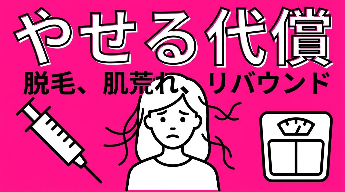 マンジャロで痩せた代償｜髪が抜け、肌が老け、結局リバウンドした人たちの全記録
