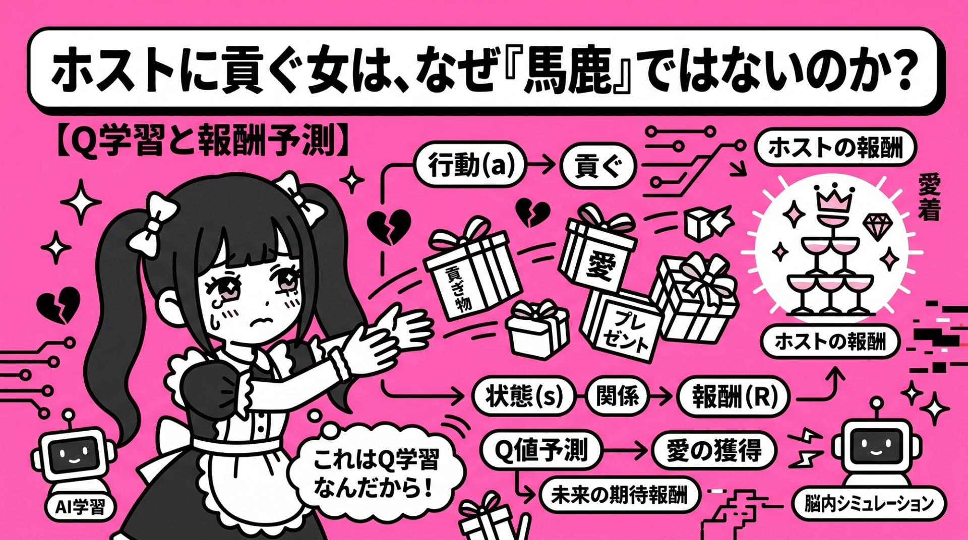 なぜホストに貢ぐ女は「バカ」じゃないのか【Q学習と報酬予測】