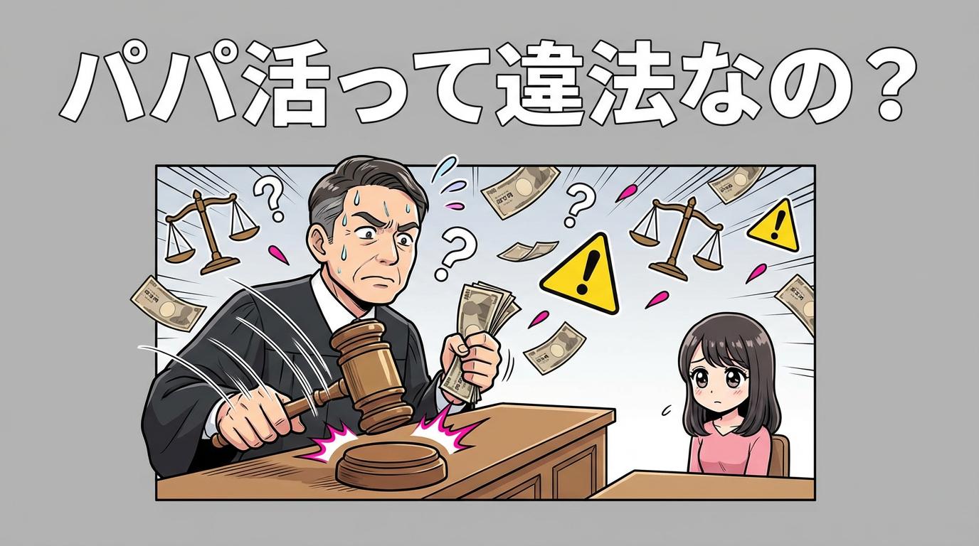 パパ活って違法なの？事件から学ぶ法的境界線と本当のリスク
