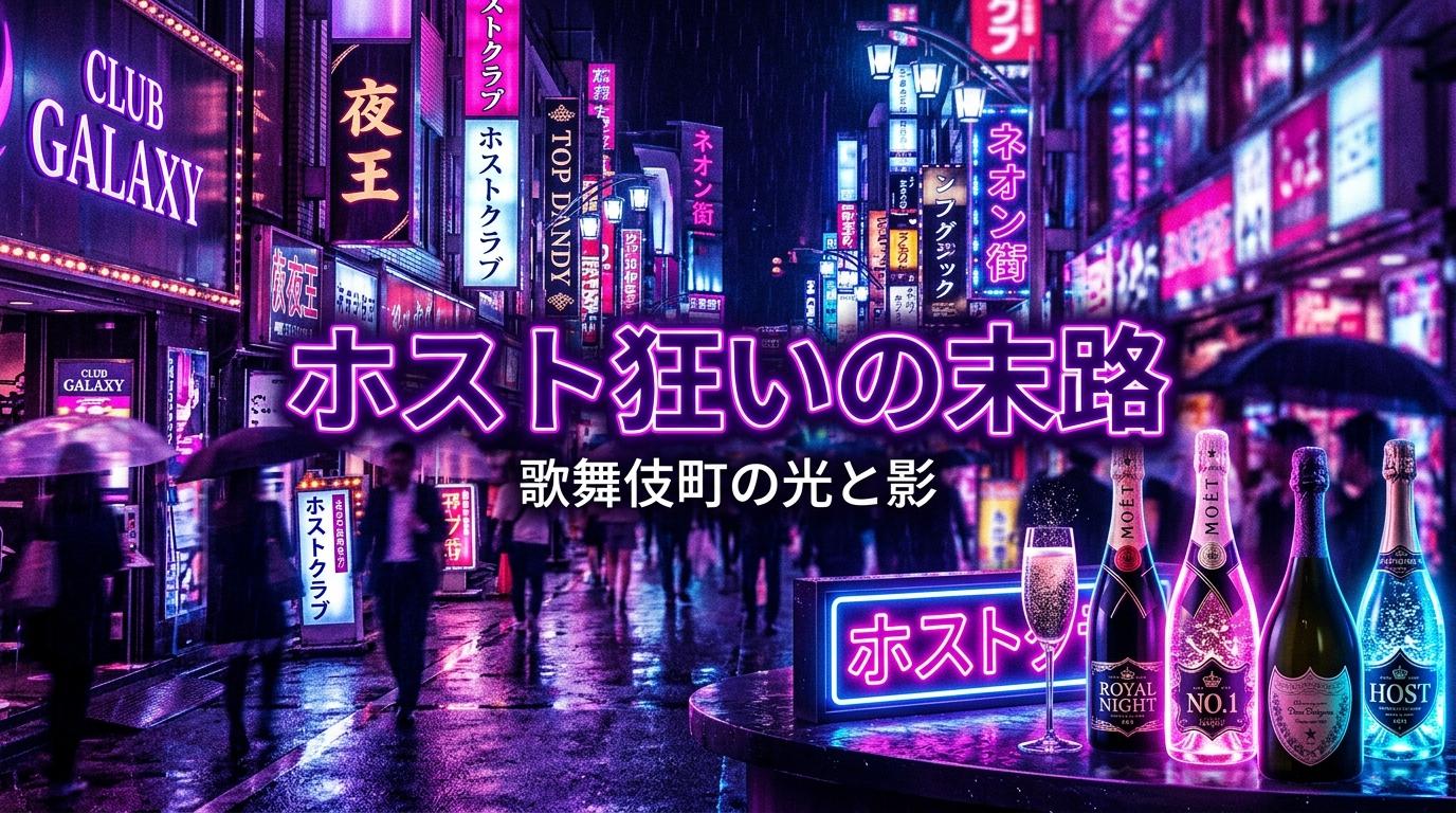ホスト狂いのお金、どこから出てるの？ 売掛→風俗→借金の沼を全部書いた