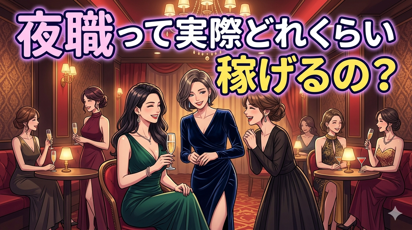 夜職って実際どれくらい稼げるの？ 業種別の時給と「昼職との差」がリアルすぎた