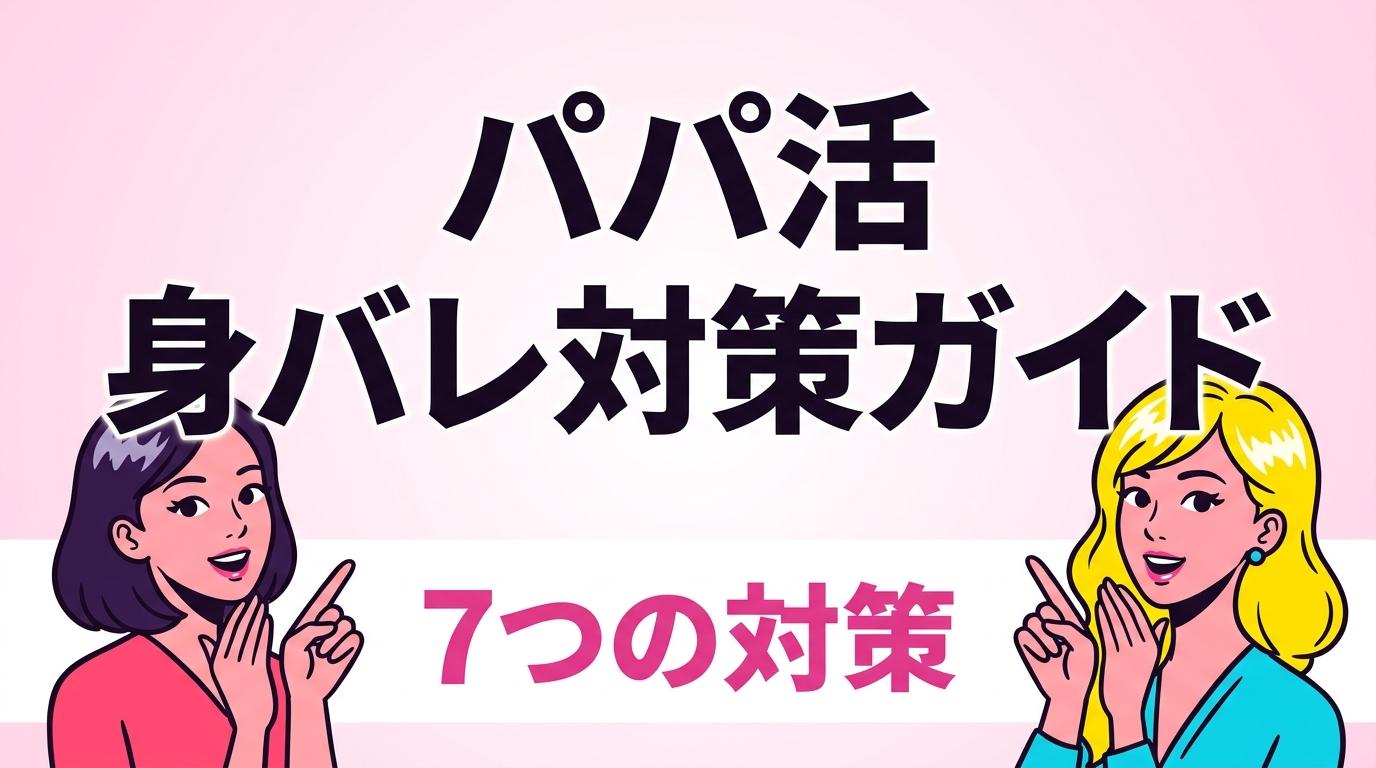 パパ活の身バレ対策──SNS特定・LINE通知・会社バレを99%防ぐ方法