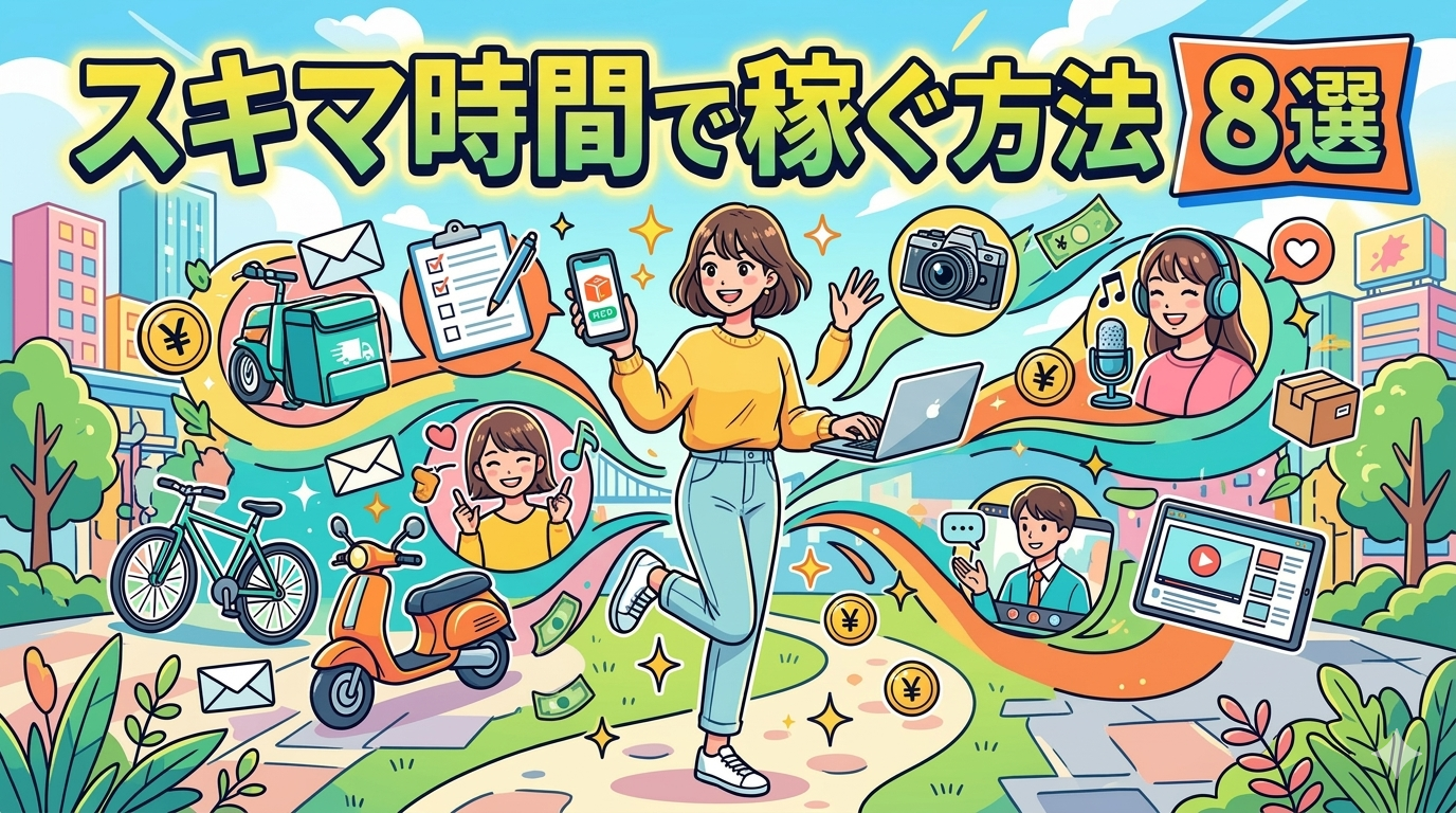 スキマ時間で稼ぐ方法8選のアイキャッチ