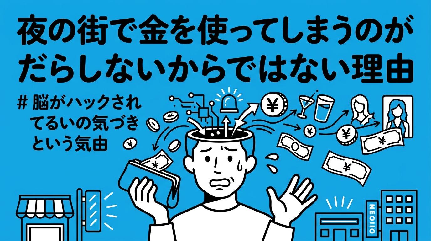 夜の街で金を使ってしまうのが"だらしないから"ではない理由
