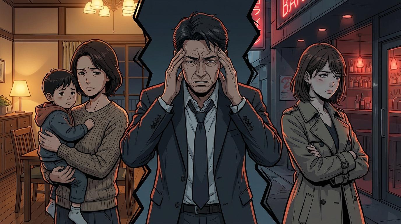 浮気をして、妻と愛人に性病をうつしてしまっい頭を抱えてる男性