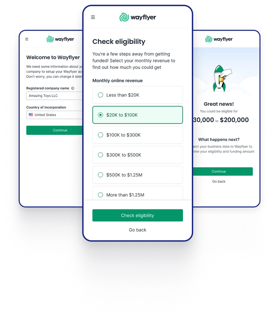 Increasing Wayflyer's conversion rate by 25% with redesigned onboarding
