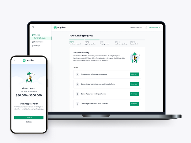 Increasing Wayflyer's conversion rate by 25% with redesigned onboarding