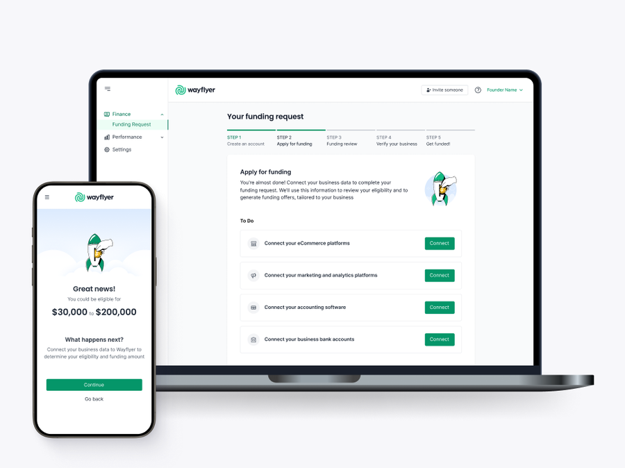 Increasing Wayflyer's conversion rate by 25% with redesigned onboarding