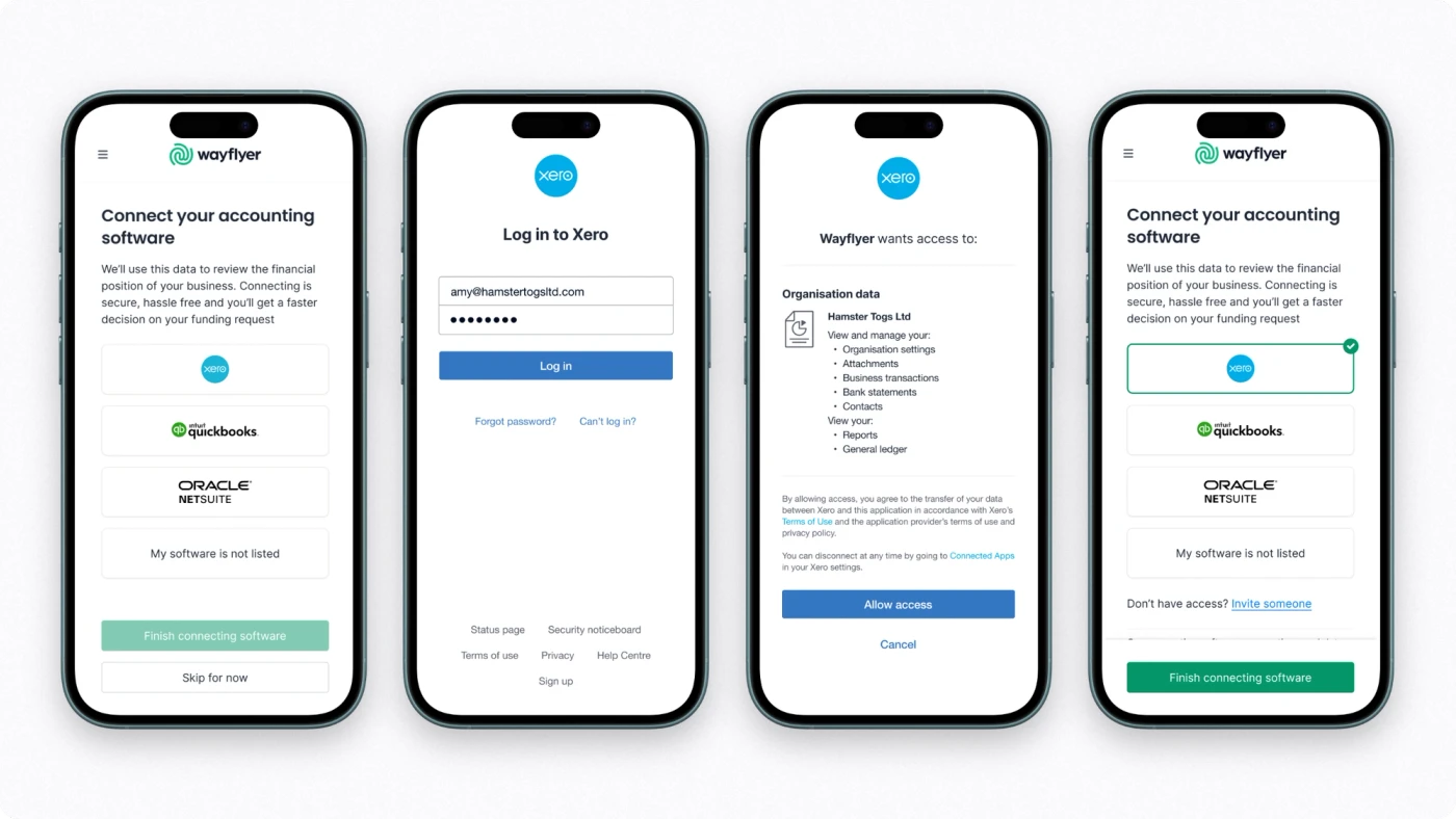Improving efficiency with self-serve accounting platform connections