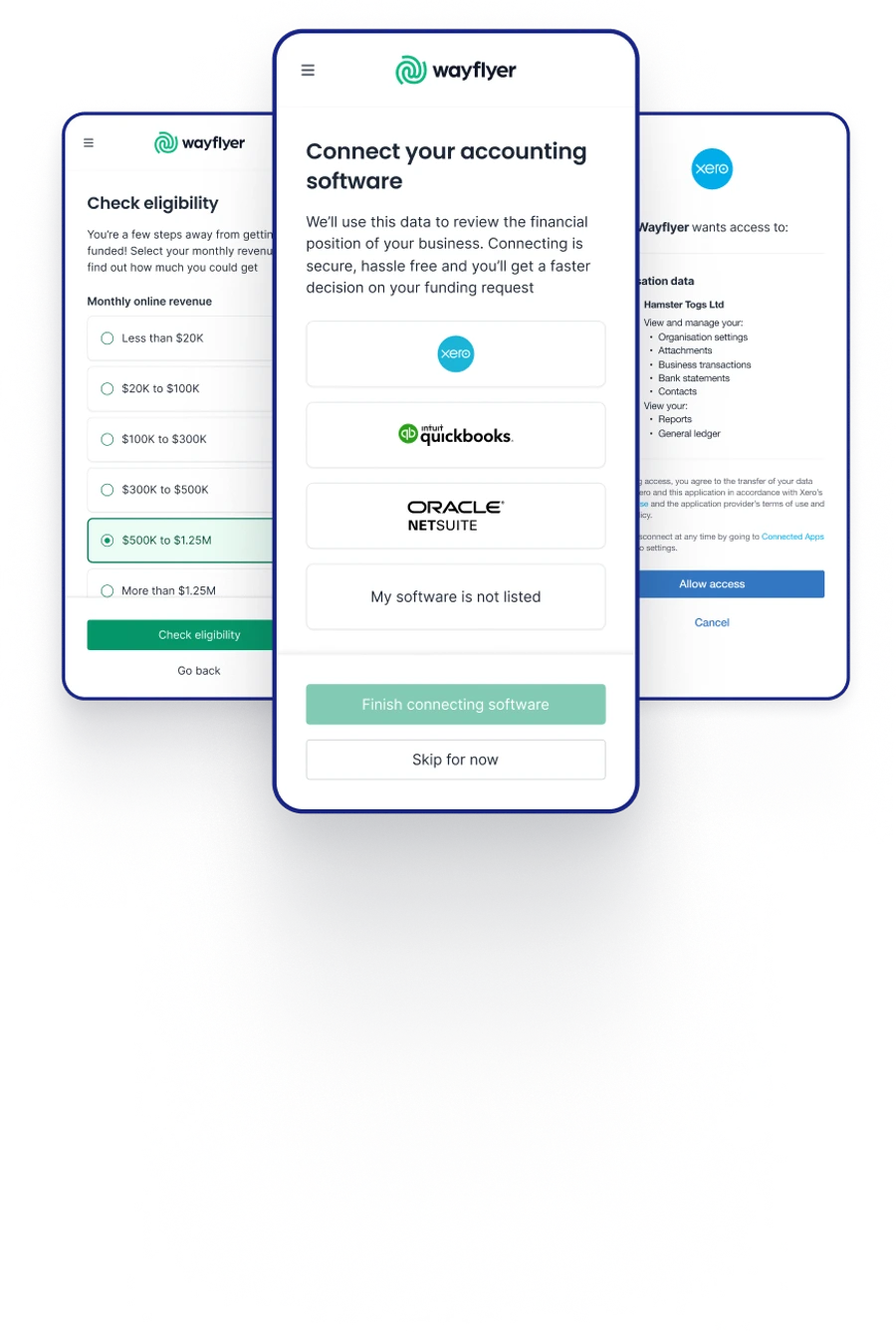 Improving efficiency with self-serve accounting platform connections