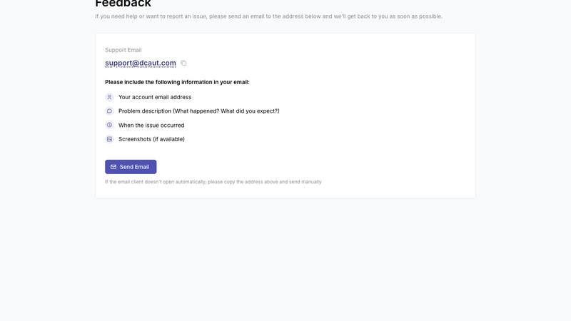 Feedback