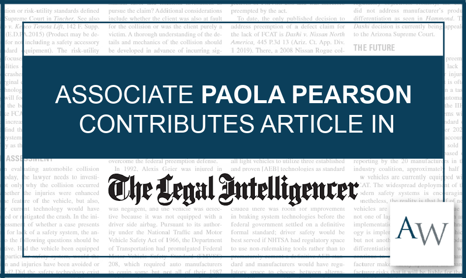 Image Paola Pearson Discusses Hand Sanitizer Safety in The Legal Intelligencer