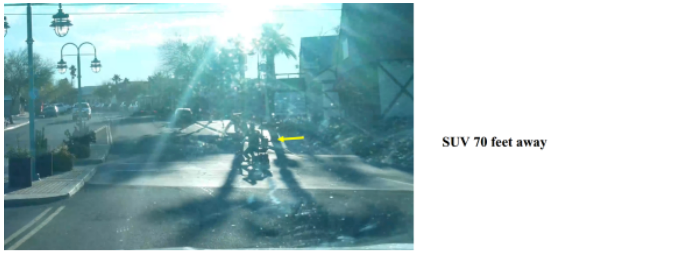 Image Hard-Fought Cases - Justice in the Sunlight - SUV 70 Feet Away