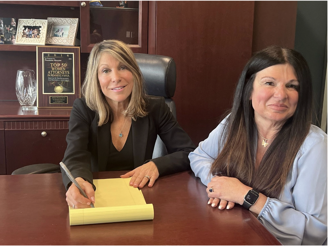 Image Miriam Barish, Esq. and Cheryl Sarno