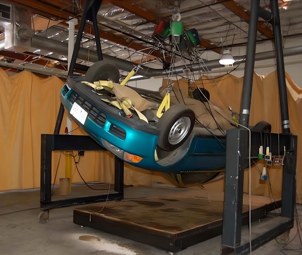 Image Upside Down Car