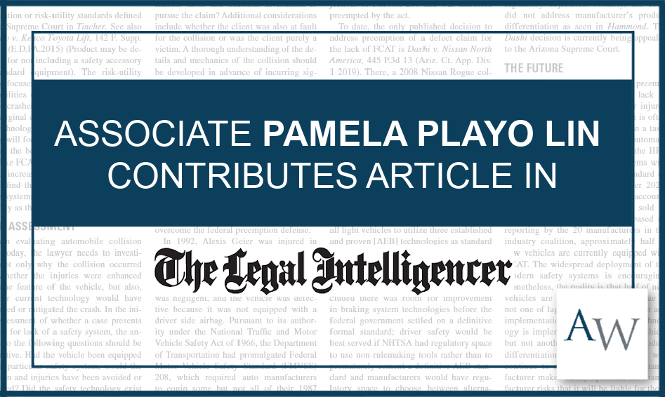Image Attorney Pamela Playo Lin Discusses Ongoing Vaping Crisis in Legal Intelligencer Article