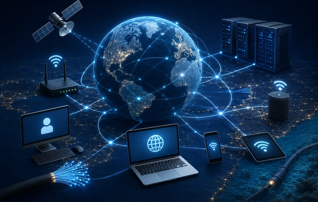 How the Internet Actually Works (Explained Simply)