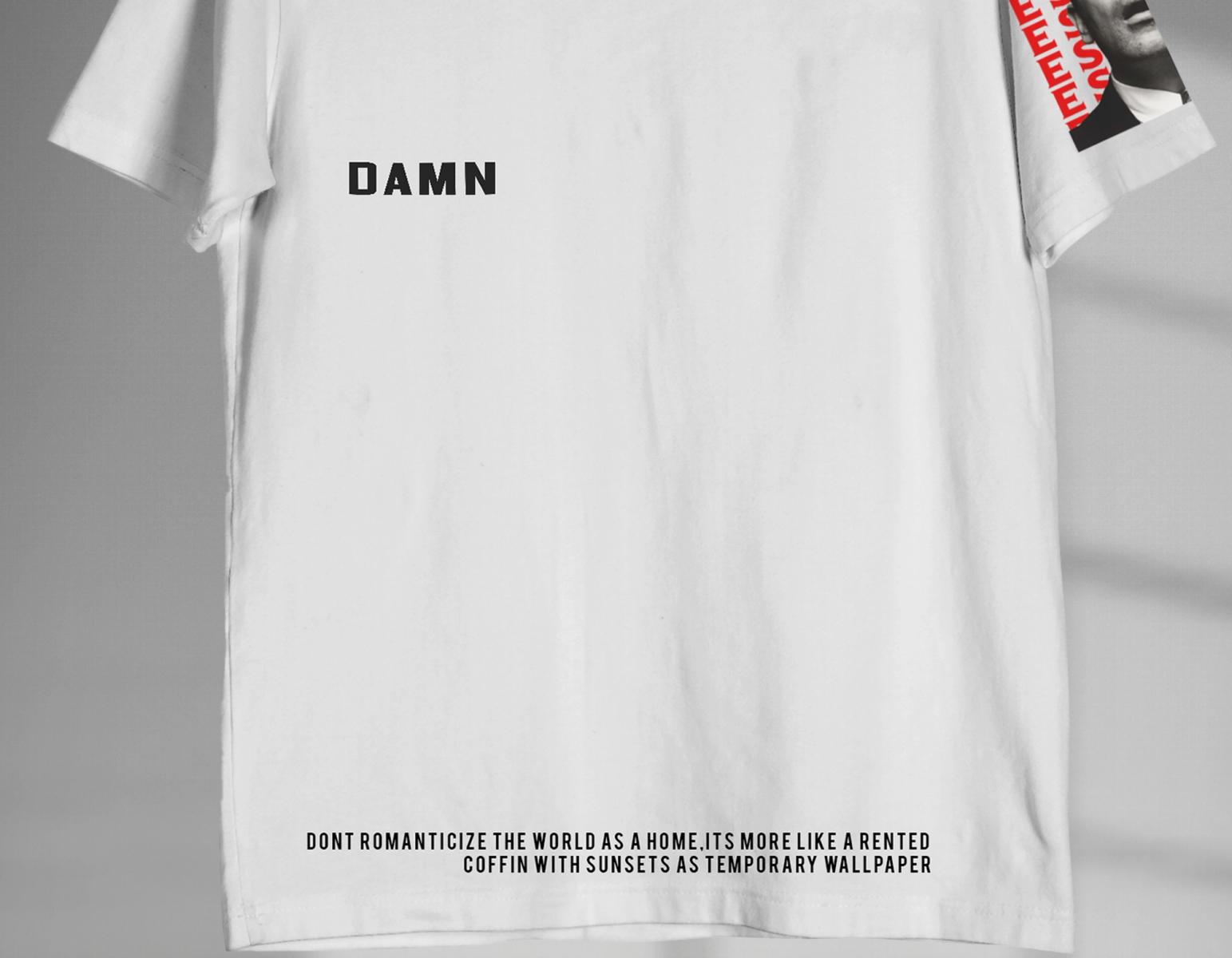 DAMN STATEMENT DROP SHOULDER TEE thumbnail 10