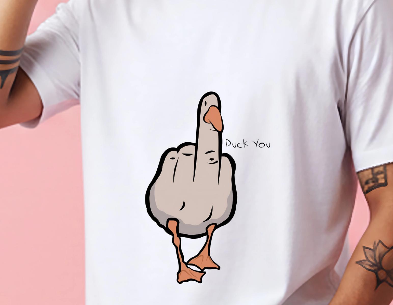DUCK YOU GRAPHIC TEE thumbnail 2