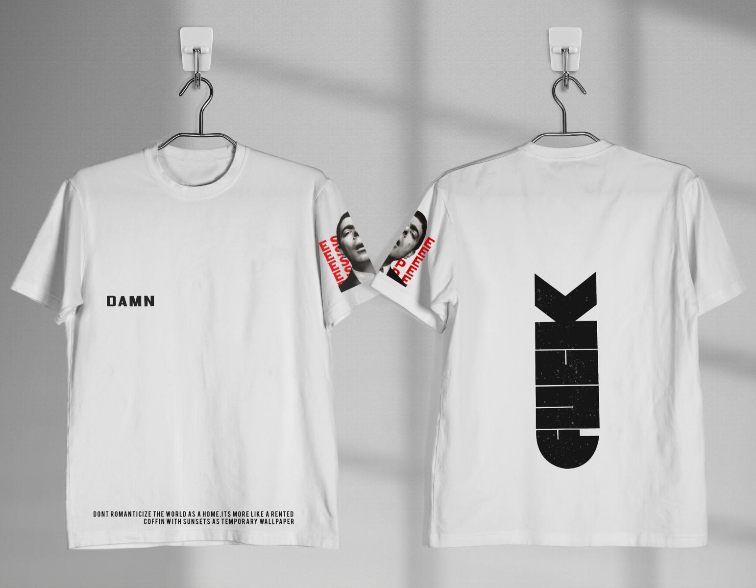 DAMN STATEMENT DROP SHOULDER TEE thumbnail 9