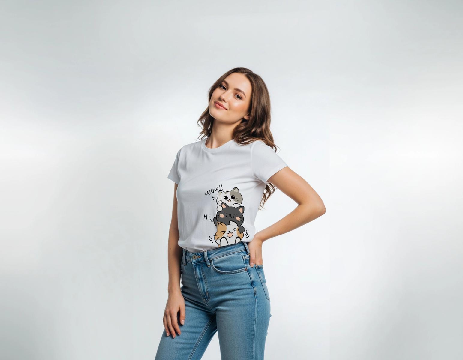 FELINE FRIENDS GRAPHIC TEE thumbnail 2