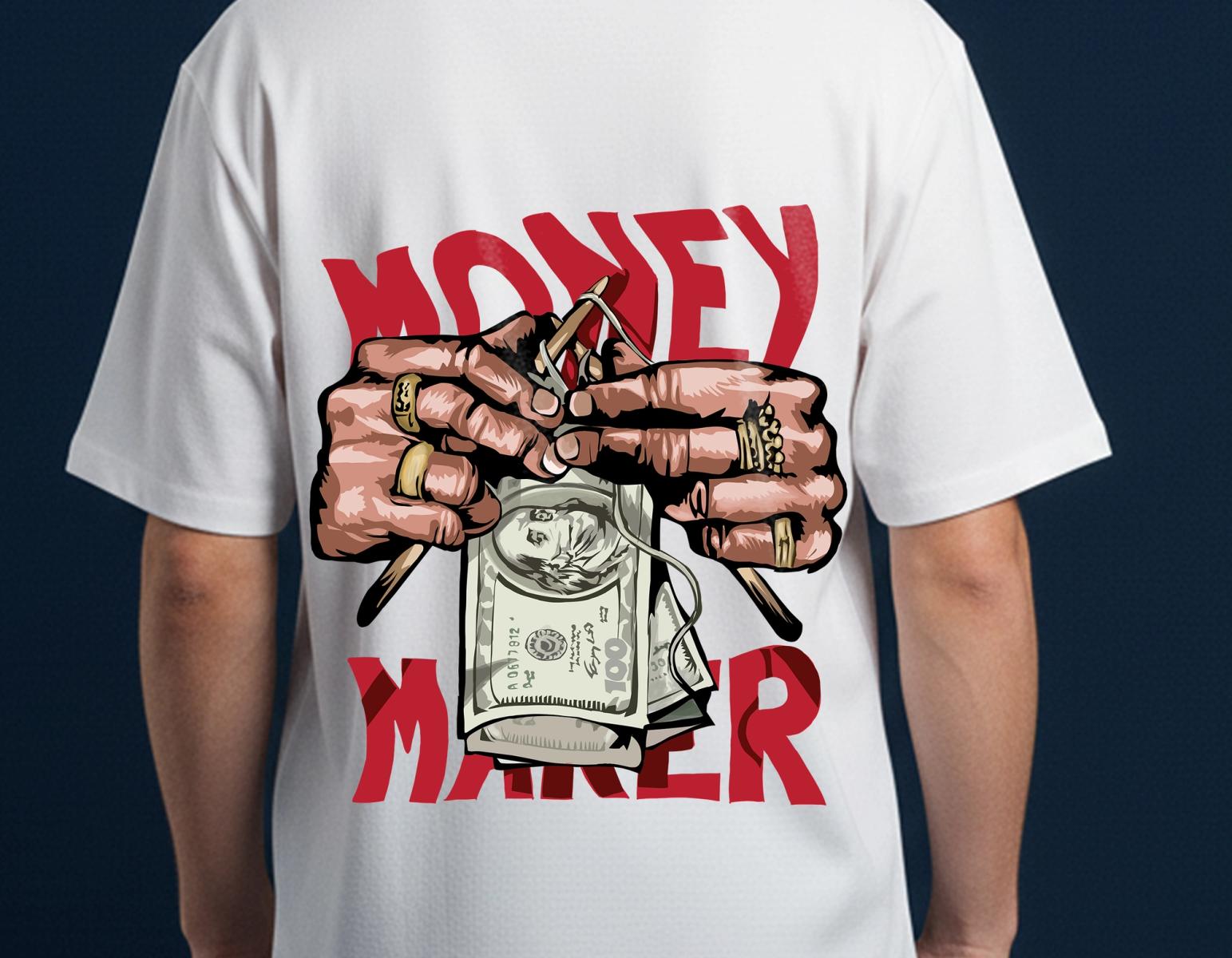 MONEY MAKER DROP SHOULDER TEE thumbnail 4
