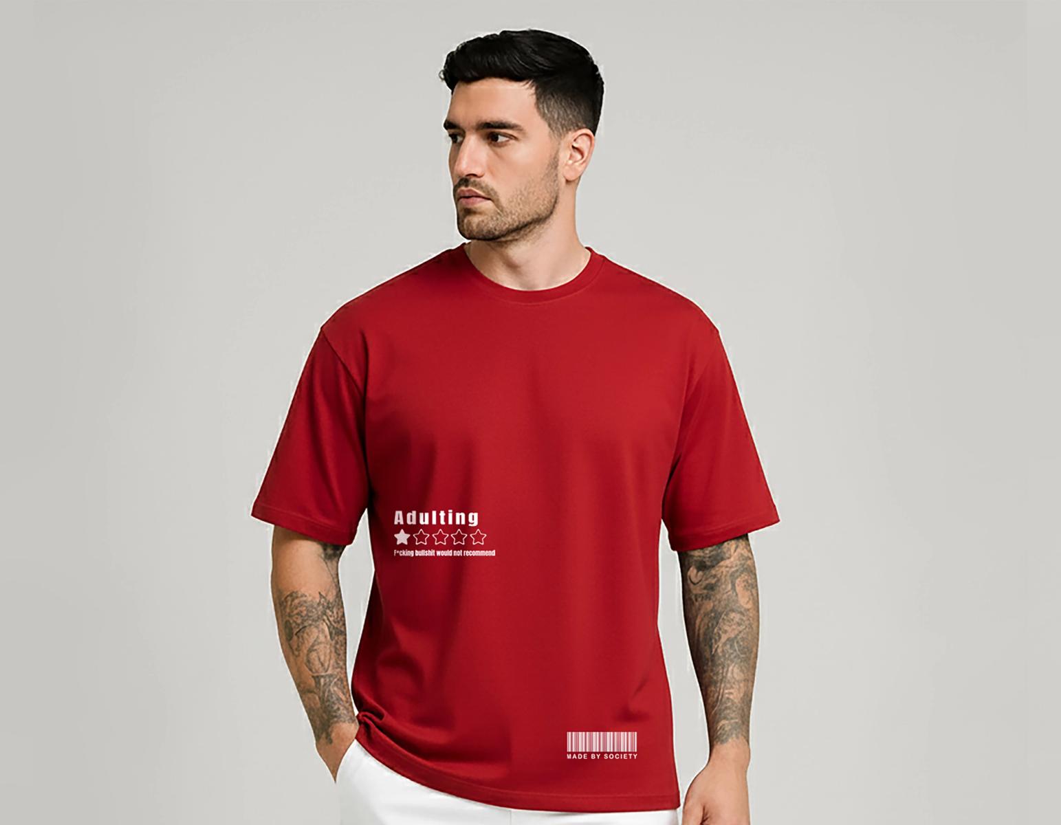 THE ADULTING  DROP SHOULDER TEE thumbnail 6
