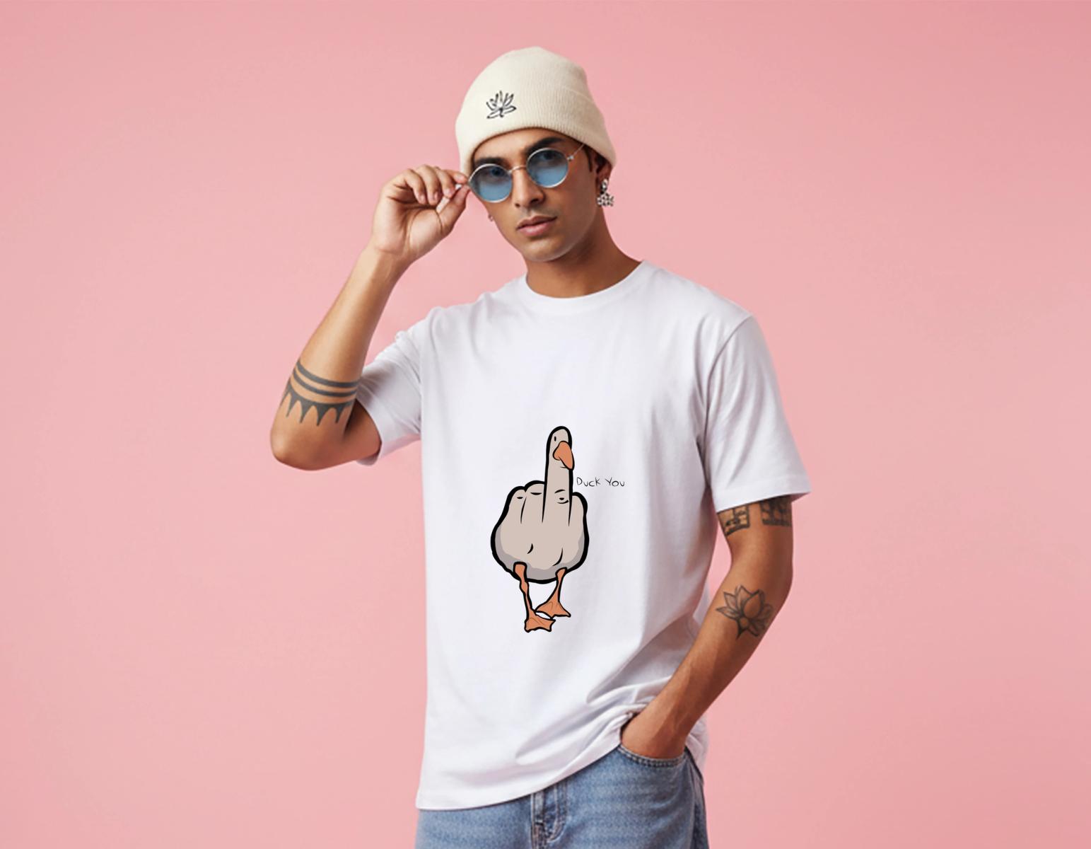 DUCK YOU GRAPHIC TEE thumbnail 1