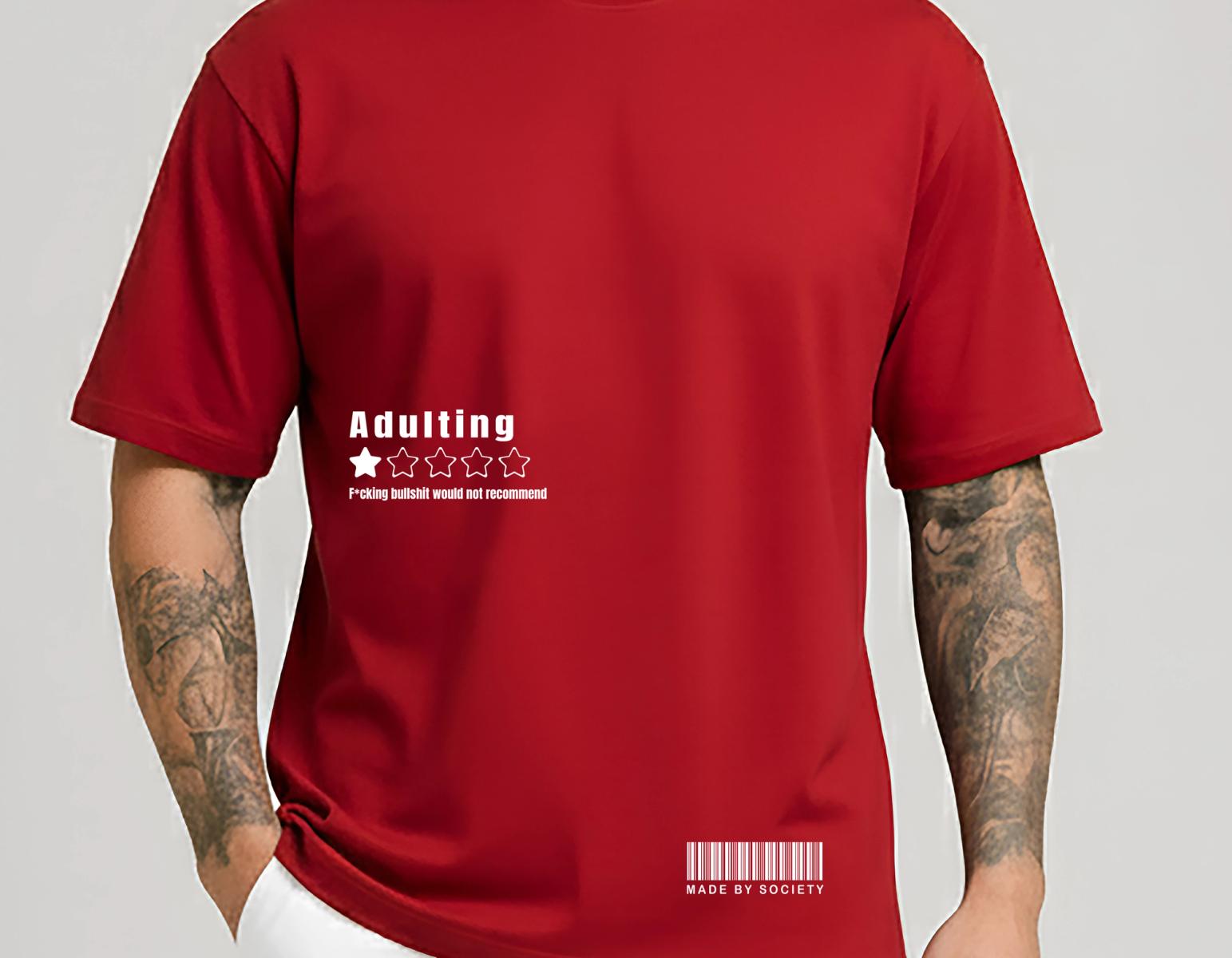 THE ADULTING  DROP SHOULDER TEE thumbnail 4