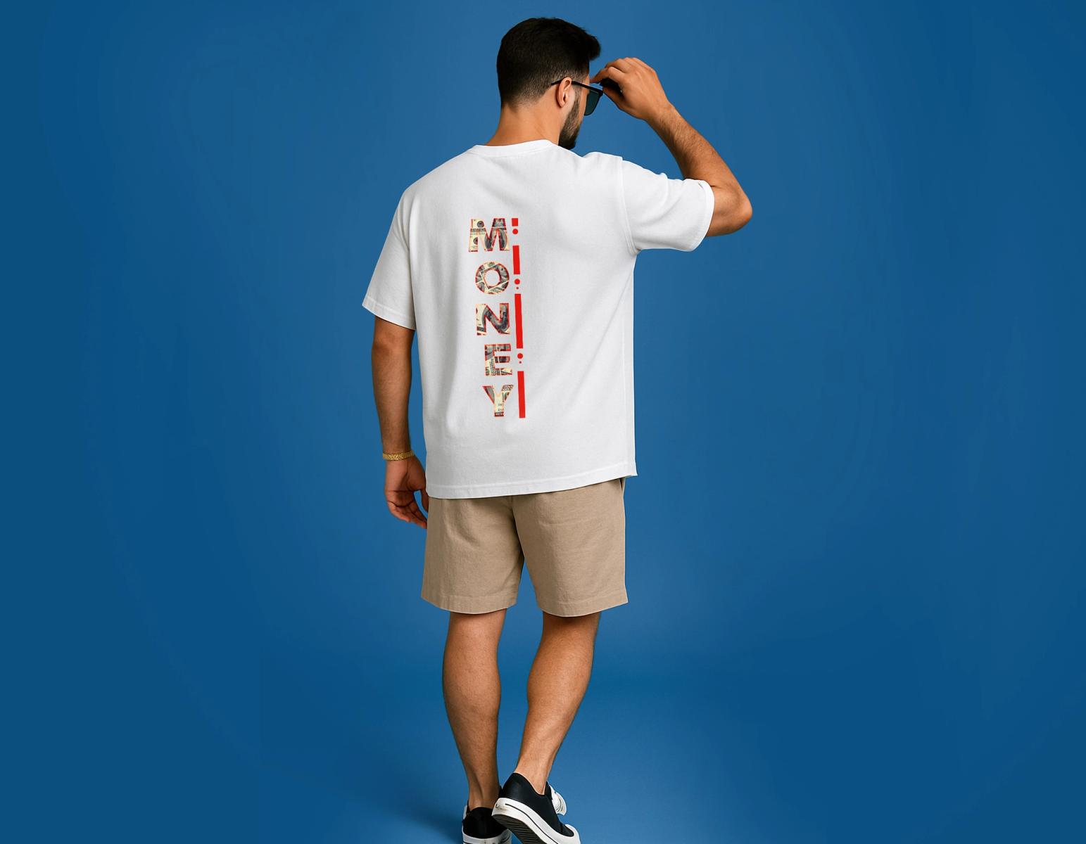 NEVER LOOK BACK DROP SHOULDER TEE thumbnail 4