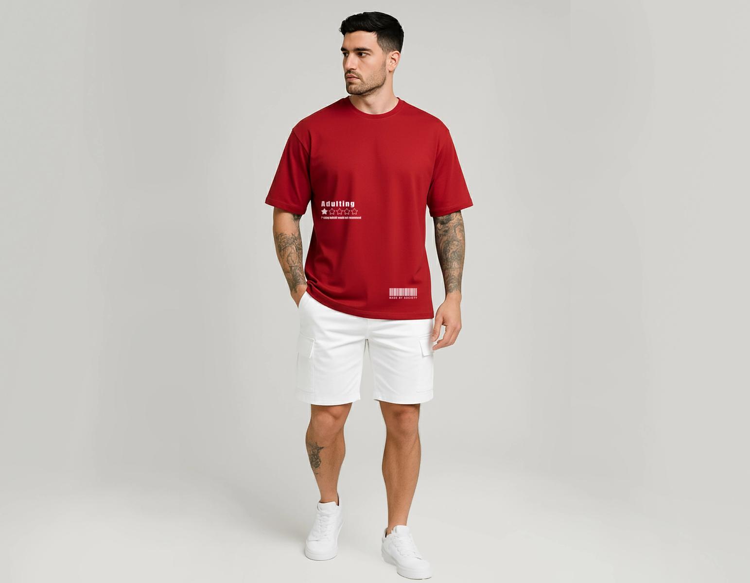 THE ADULTING  DROP SHOULDER TEE thumbnail 3