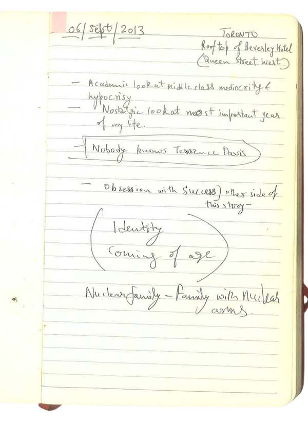 Handwritten lyrics for Dum Laga Ke Haisha and Sui Dhaaga songs