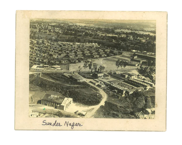 Aerial view of Sunder Nagar, Himachal Pradesh