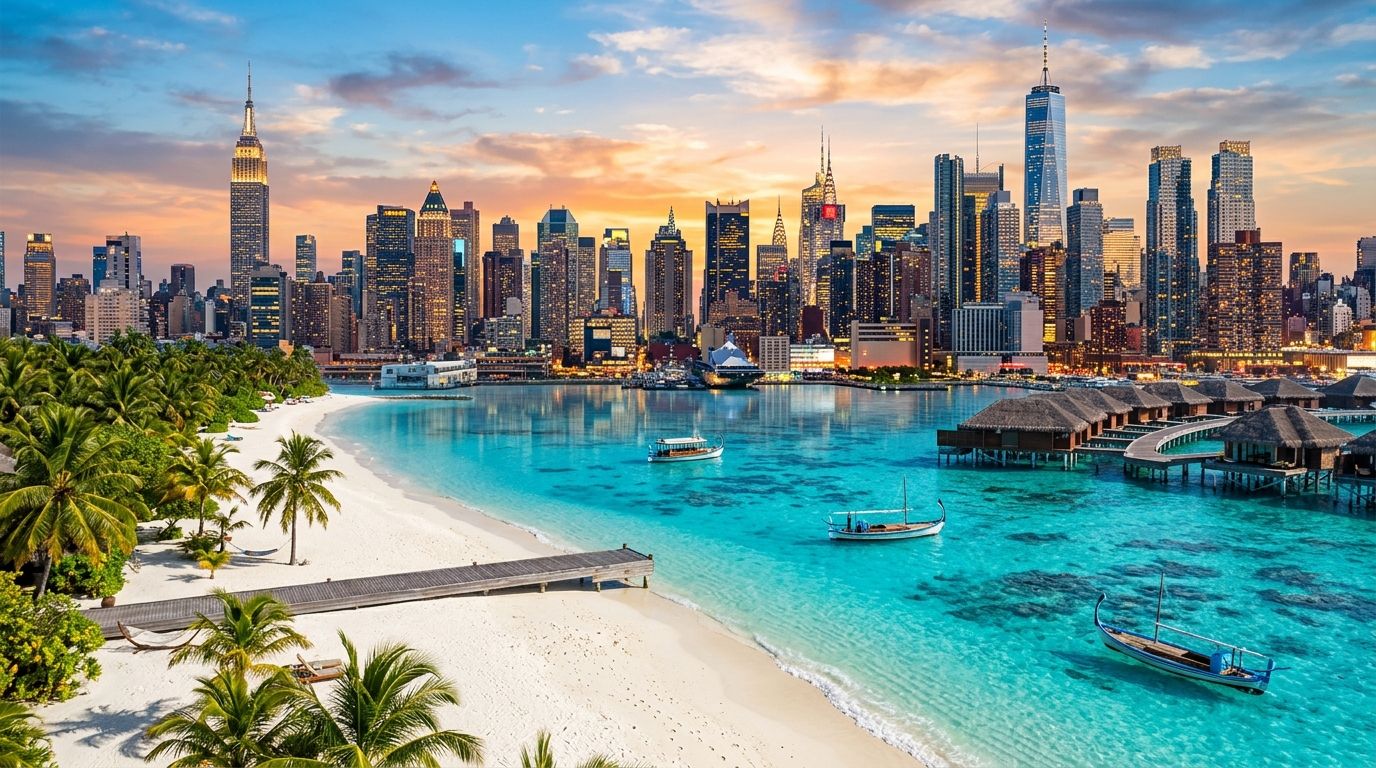 Increíble viaje a Nueva York & Maldivas con SaltySoulTrips