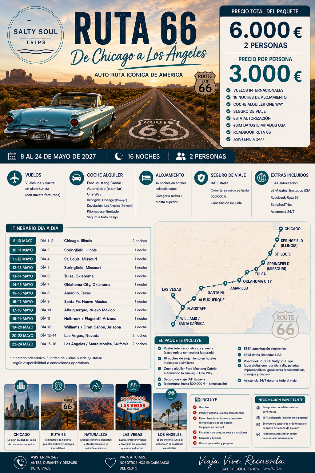 Couple doing the route 66