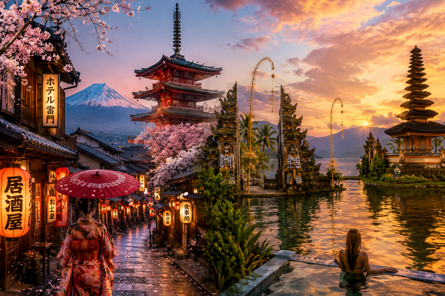 Increíble viaje a Japón + Bali con SaltySoulTrips