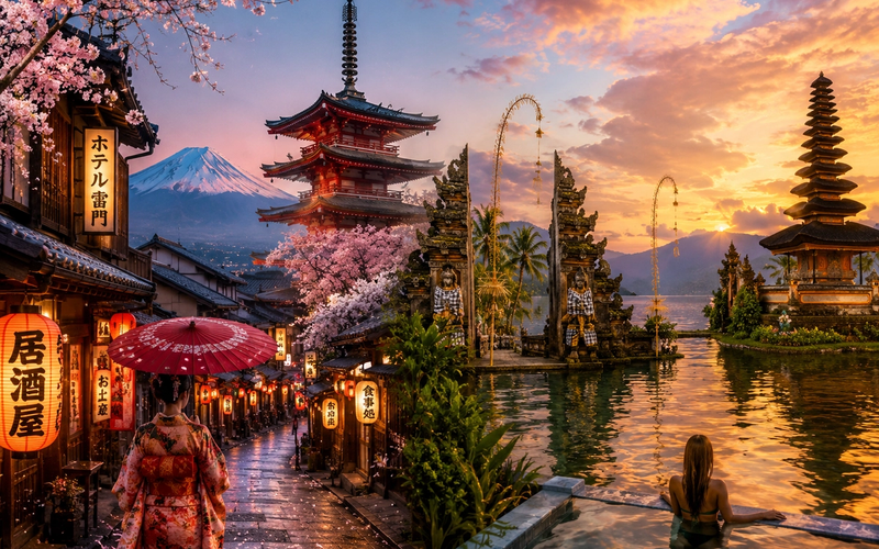 Japón + Bali