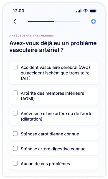 Medecine vasculaire Aldebaran Antecedents