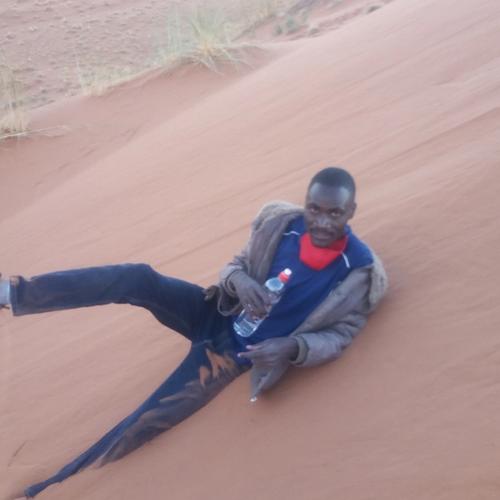 Dune hiking Namibia
