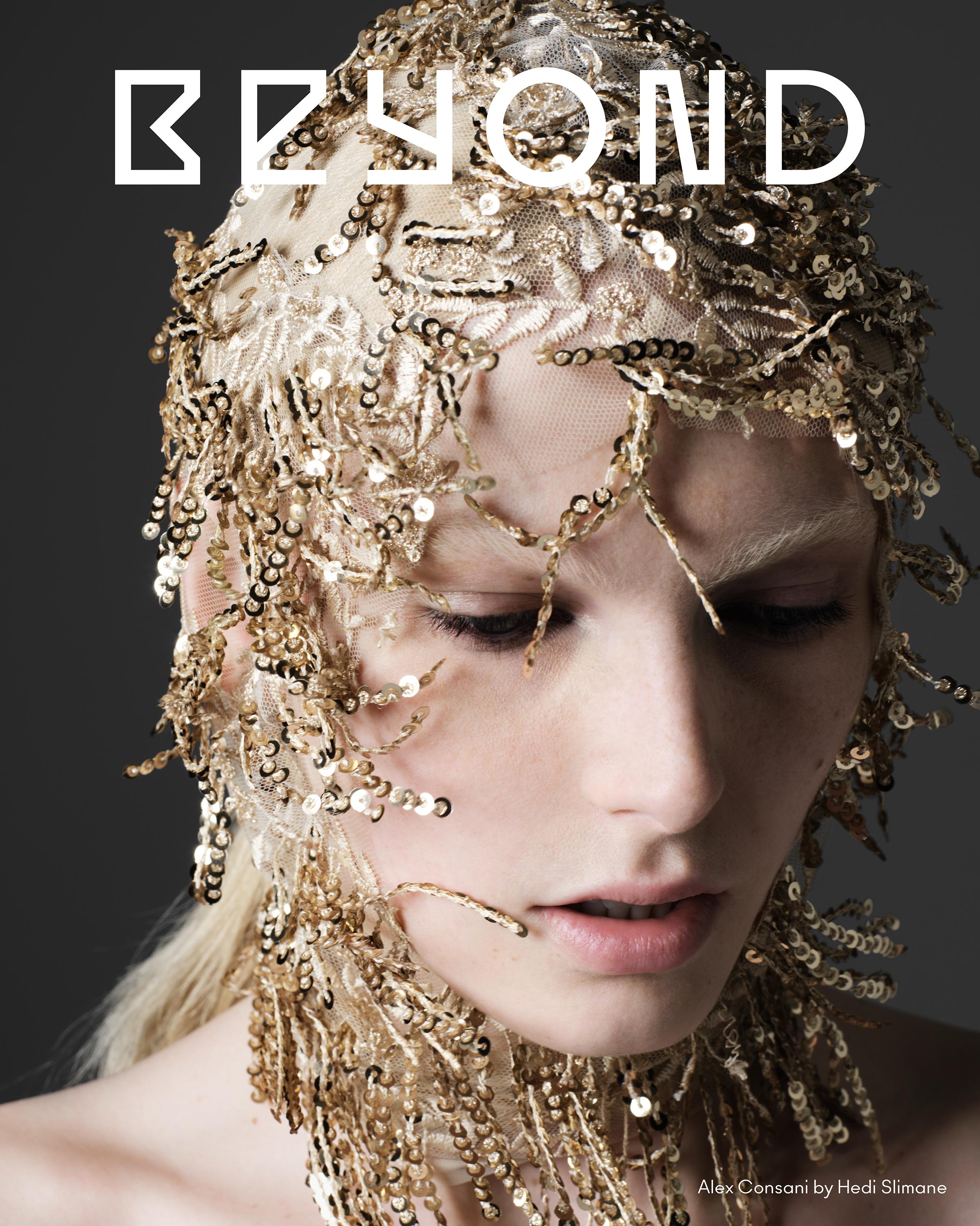 Alex Consani by Hedi Slimane & Monica Barbaro by MARIO SORRENTI