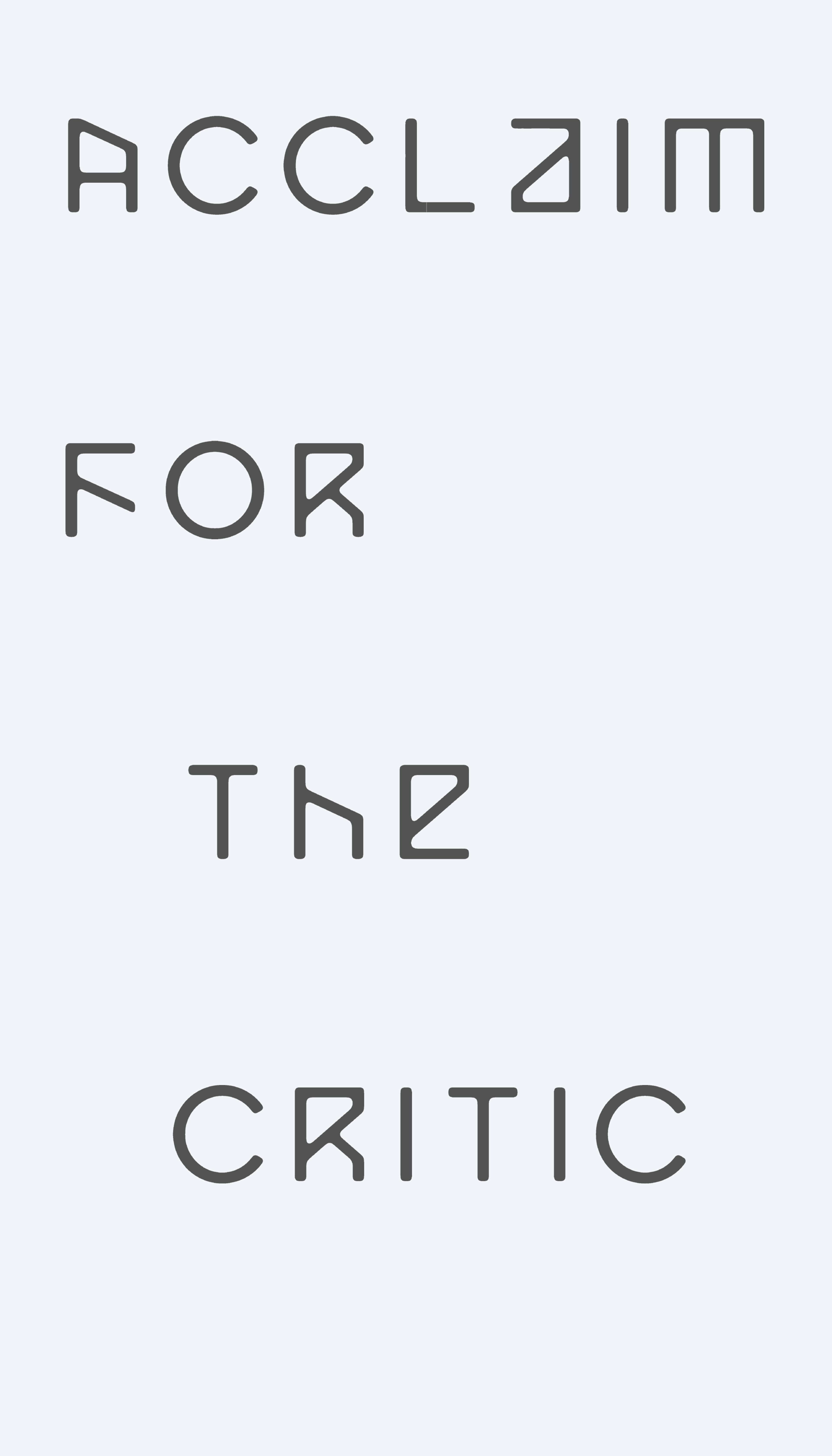 Acclaim for the Critic | Beyond Noise