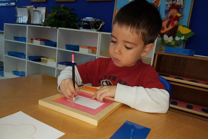 Casa children at work with Montessori materials (5 of 9)