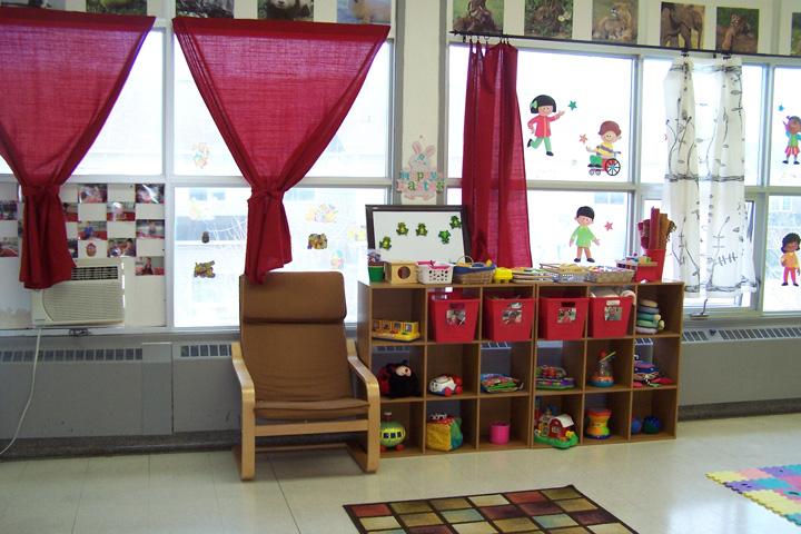 The Roses room, the infant classroom at Future Scholars Montessori Academy