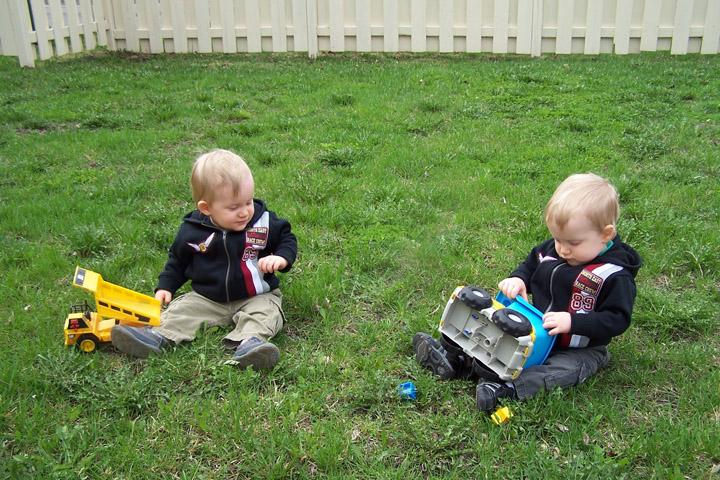 The fenced play yard at Future Scholars Montessori Academy