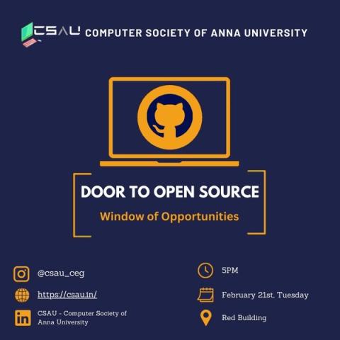 Poster for Door To Open Source - Window of Opportunities