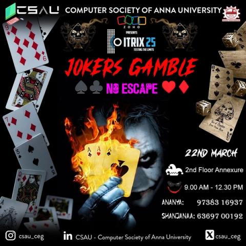 Poster for Jokers Gamble
