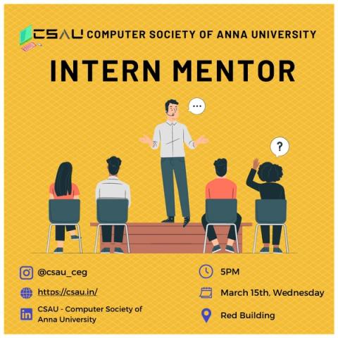 Poster for Intern Mentor - II